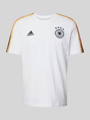 T-Shirt mit Label-Stitching Modell 'DFB' von ADIDAS SPORTSWEAR Weiß - 47