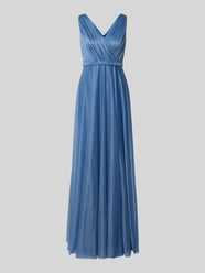 Abendkleid mit Glitzer-Mesh von TROYDEN COLLECTION - 30
