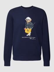 Sweatshirt mit Motiv-Print von Polo Ralph Lauren Blau / Türkis - 23
