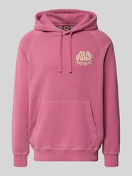 Hoodie met kangoeroezak, model 'DEBRIS REVERSE' van DEUS EX MACHINA Bordeaux - 44