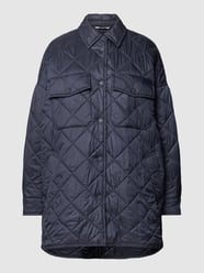 Kurzmantel in Stepp-Optik Modell 'BURANO' von Weekend Max Mara Blau - 9
