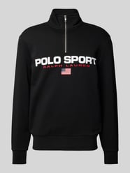 Sweatshirt mit Troyer-Kragen von Polo Sport Schwarz - 2