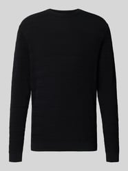 Sweter z dzianiny o kroju regular fit z okrągłym dekoltem od Antony Morato - 5