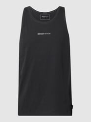 Tanktop mit Label-Print von Tom Tailor Denim Grau - 23