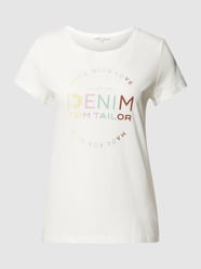 T-Shirt aus Baumwolle mit Rundhalsausschnitt von Tom Tailor Denim - 17