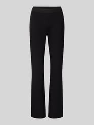 Straight fit stoffen broek van viscosemix, model 'Erja' van OPUS - 36