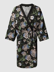 Kimono mit floralem Muster Modell 'Blossom Dreams' von LASCANA Schwarz - 16