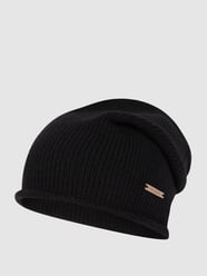 Czapka beanie z dodatkiem wełny model ‘Janet’ od Chillouts Czarny - 44