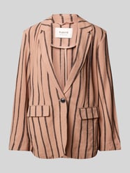 Regular Fit Blazer aus Viskose-Leinen-Mix Modell 'JOHANNA' von B.Young - 42