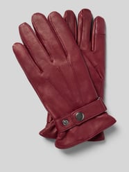 Handschuhe aus echtem Leder mit Touchscreenfunktion von Akaroa - 1