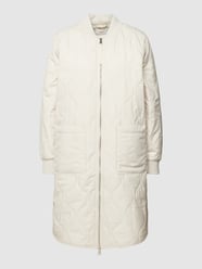 Steppjacke mit gerippten Abschlüssen Modell 'Onion' von s.Oliver RED LABEL Weiß - 45