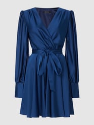 Cocktailkleid in Wickel-Optik von Swing Blau - 4