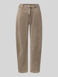 Barrel Fit Cordhose aus Baumwoll-Mix von Buena Vista Beige - 1