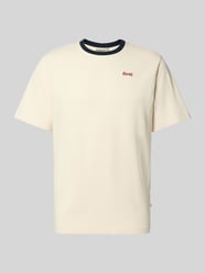 T-Shirt aus Escorial Wolle mit Logo-Stitching Modell 'RAY' von Forét - 34