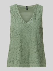 Top na ramiączkach o kroju regular fit z mieszanka bawełny model 'HONEY' od VERO MODA - 1