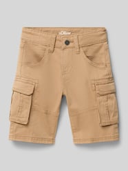Slim Fit Cargoshorts aus Baumwoll-Mix von s.Oliver RED LABEL - 30