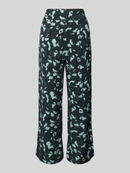 Spodnie z wiskozy o skróconym kroju model ‘MISHA’ od OPUS Zielony - 11