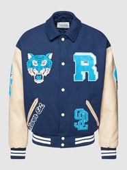 College-Jacke mit Label-Details von REVIEW Blau - 19
