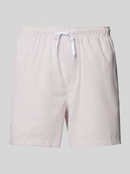 Badehose mit Strukturmuster Modell 'TED' von Only & Sons Lila - 22