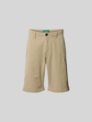 Straight Fit Bermuda mit Eingrifftaschen von ANNARR Beige - 6