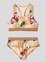 Bikini mit Allover-Muster Modell 'CHARLIE' von Shiwi Orange - 40