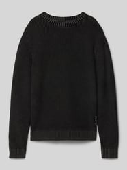 Sweter z dzianiny o kroju regular fit z czystej bawełny z efektem melanżu od s.Oliver RED LABEL - 17