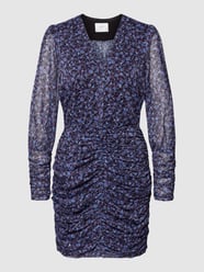 Blousejurk met gebloemd all-over motief van Dante 6 Blauw / turquoise - 22