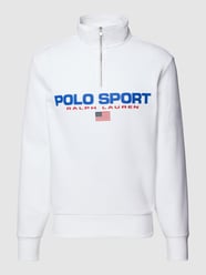 Bluza z kołnierzem i nadrukiem z logo od Polo Sport - 1