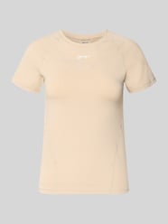 T-shirt met ronde hals en logo van aim'n Beige - 16