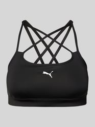 Bustier mit Logo-Print Modell 'MOVE' von PUMA PERFORMANCE Schwarz - 35