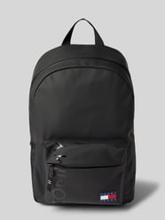 Rucksack mit Label-Badge Modell 'DAILY + DOME' von Tommy Jeans Schwarz - 10