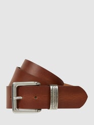 Leren riem in vintagelook, model 'Harry' van Tom Tailor Bruin - 30