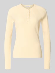 Bluzka z długim rękawem o kroju slim fit z imitacją dzianiny od MYON - 29