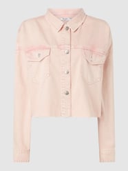 Jeansjacke mit überschnittenen Schultern  von NA-KD Rosa - 45