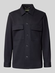 Regular Fit Hemdjacke aus Viskose-Mix - Marc O'Polo × DFB Travel Collection von Marc O'Polo - 3