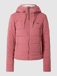 Gewatteerd jack met capuchon, model 'Novaa' van Ragwear Roze - 14