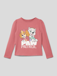 Shirt met lange mouwen en motiefprint, model 'NOMI' van Name It Rood - 18
