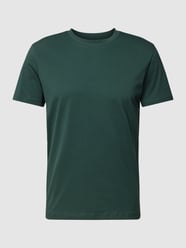 T-Shirt in unifarbenem Design von Esprit Grün - 21