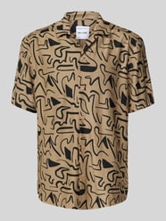Regular fit vrijetijdsoverhemd met structuurmotief, model 'KARI' van ONLY & SONS Beige - 10