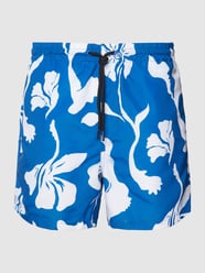Badehose mit Allover-Muster Modell 'TED' von Only & Sons Blau - 8