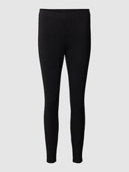 Legging van viscosemix met elastische band van Marc O'Polo Denim Zwart - 41