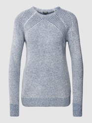 Strickpullover mit Streifenmuster von Montego Blau - 30