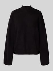 Gebreide pullover met opstaande kraag en extra brede schouders van Jake*s Casual - 20