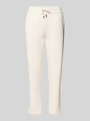 Sweatpants aus Baumwoll-Mix von Juvia Beige - 5