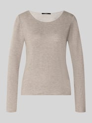 Slim Fit Langarmshirt aus Viskose-Mix Modell 'Kirosa' von someday. Beige - 13