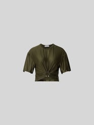 Blusentop aus Viskose-Mix mit Cut-Out von Rabanne - 43