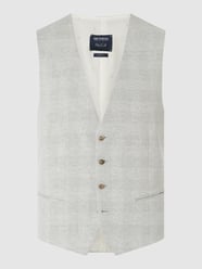 Slim Fit Weste mit Glencheck von MCNEAL - 9