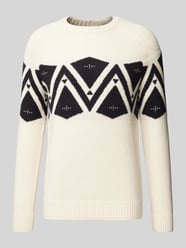 Gebreide pullover met ronde hals, model 'Tito' van Strellson - 9