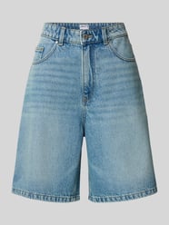Szorty jeansowe z prostą nogawką i 5 kieszeniami od Jake*s Casual - 9