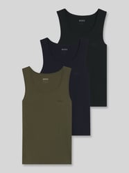 Top o kroju slim fit z czystej bawełny w zestaw 3 szt. od BOSS - 21